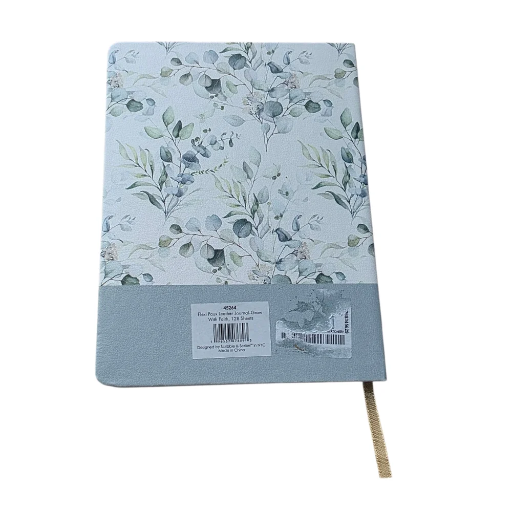 NWOT Grow With Faith Lined 128 Page Journal With Ribbon Bookmark OS